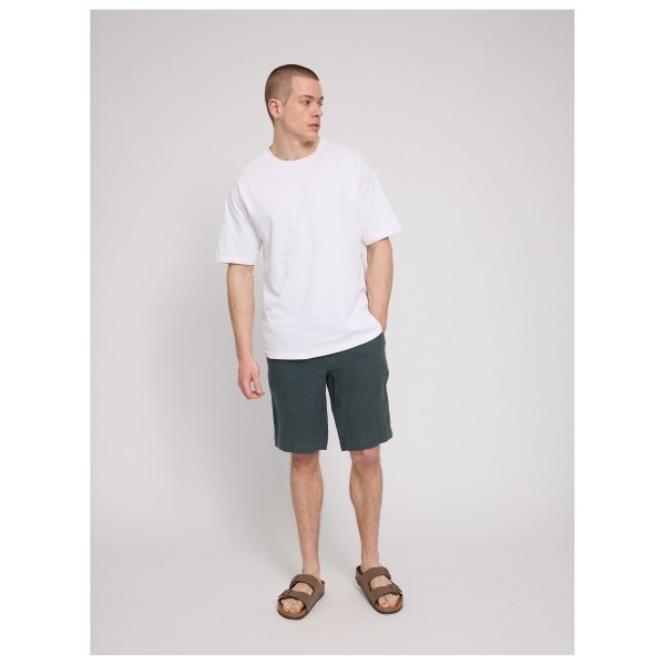 Mazine - Regular Linen Shorts - Shorts