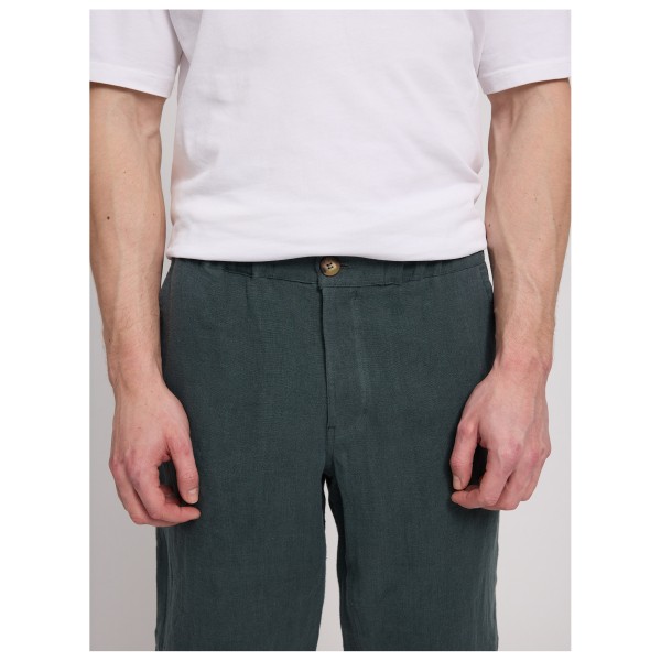 Mazine - Regular Linen Shorts - Shorts