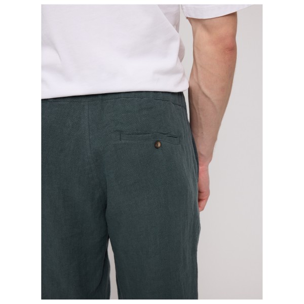 Mazine - Regular Linen Shorts - Shorts