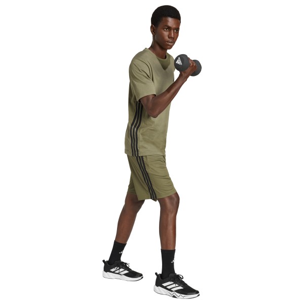 adidas - Workout Essentials Base 3-Stripes Pique Short - Pantalones cortos
