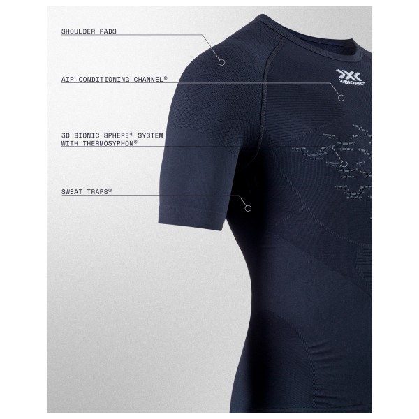 X-Bionic - Energizer 4.0 Light Shirt S/S - Syntetisk undertøj