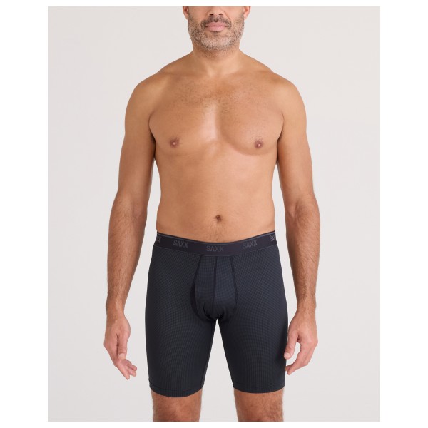 Saxx - Quest Quick-Dry Mesh Long Boxer Brief Fly - Intimo sintetico