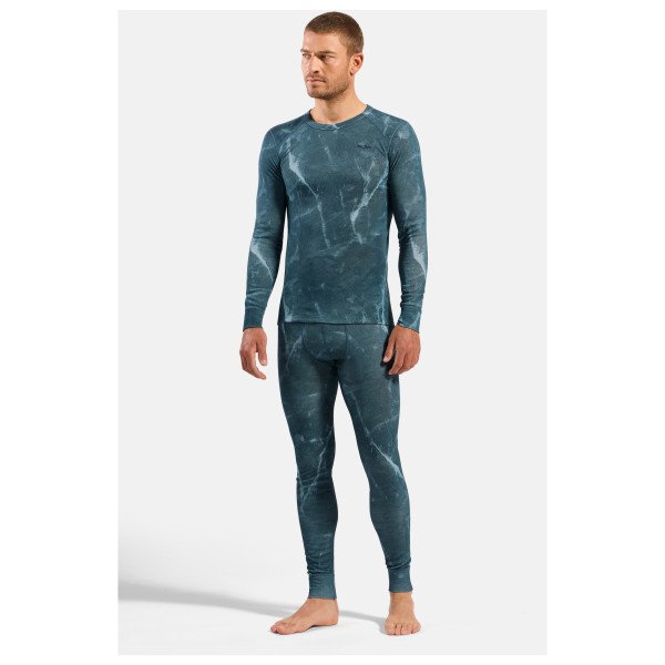 Odlo - Active Warm X Frozen Lake Bl Bottom Long - Synthetisch ondergoed