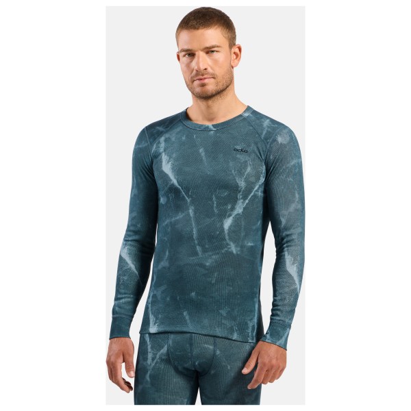 Odlo - Active Warm X Frozen Lake Bl Top Crew Neck L/S - Synthetisch ondergoed