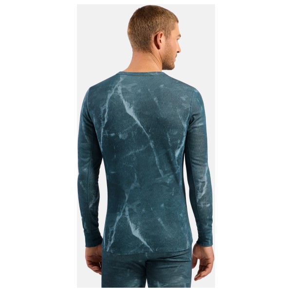 Odlo - Active Warm X Frozen Lake Bl Top Crew Neck L/S - Synthetisch ondergoed