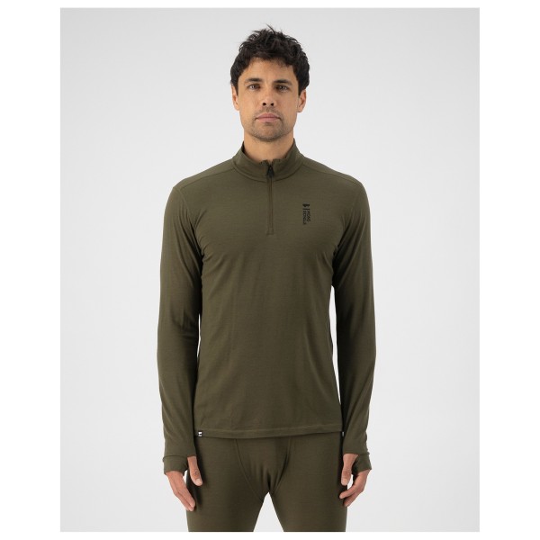 Mons Royale - Cascade Merino Flex 200 1/4 Zip - Merinowollen ondergoed