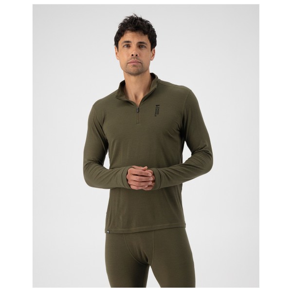 Mons Royale - Cascade Merino Flex 200 1/4 Zip - Merinowollen ondergoed