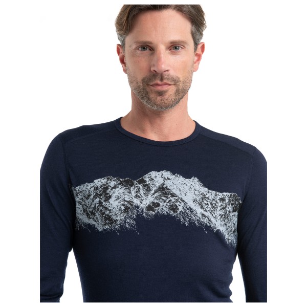 Icebreaker - 200 Oasis L/S Crewe Remarkables - Merino base layer