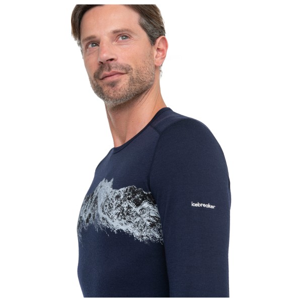 Icebreaker - 200 Oasis L/S Crewe Remarkables - Merino base layer