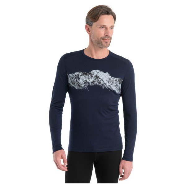 Icebreaker - 200 Oasis L/S Crewe Remarkables - Merinowollen ondergoed