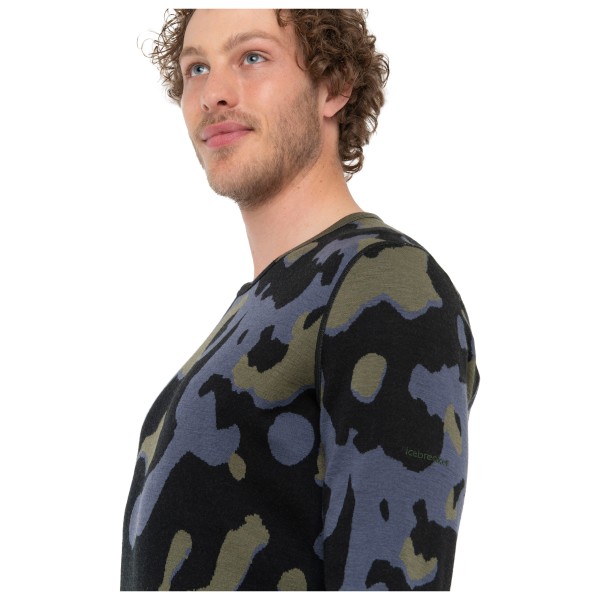 Icebreaker - 260 Vertex L/S Crewe Natural Shades - Merinowollen ondergoed