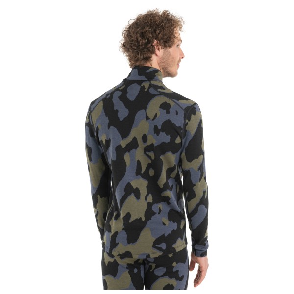 Icebreaker - 260 Vertex L/S Half Zip Natural Cam - Merinowollen ondergoed