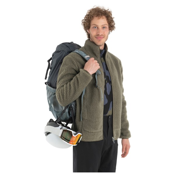 Icebreaker - 260 Vertex L/S Half Zip Natural Cam - Merinowollen ondergoed