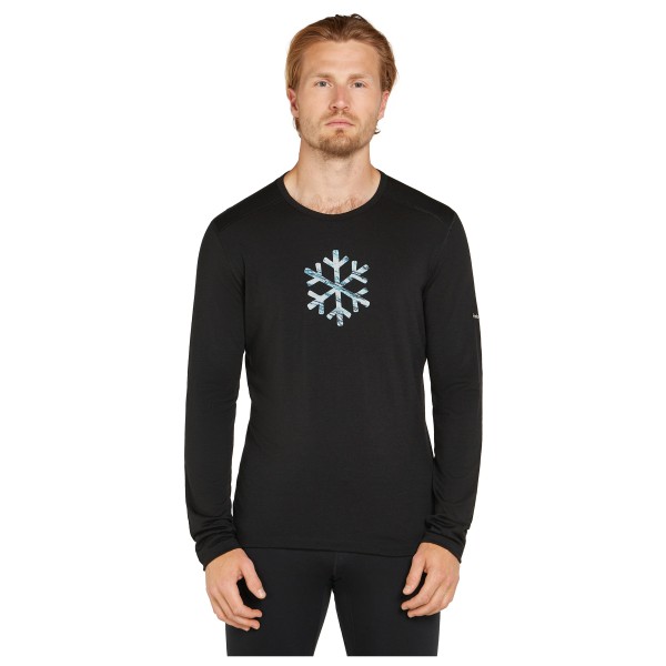 Icebreaker - Merino 200 Oasis L/S Crewe POW - Merinowollen ondergoed