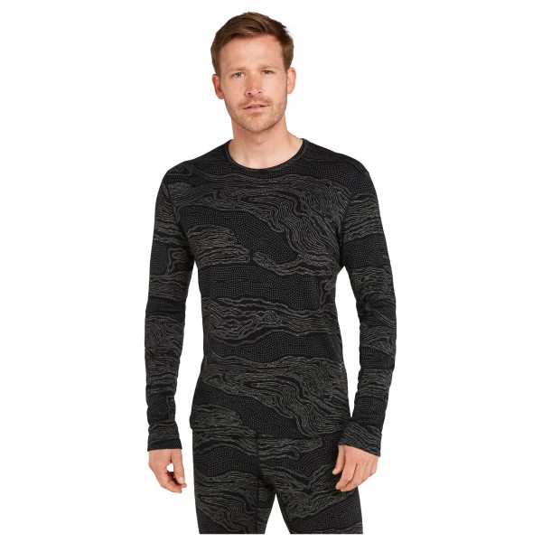 Icebreaker - Merino 260 Vertex L/S Crewe Snow Guide - Merinowollen ondergoed