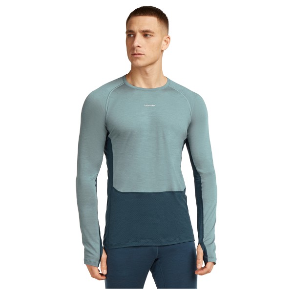 Icebreaker - Merino 125 Zoneknit L/S Crewe - Ropa interior merino