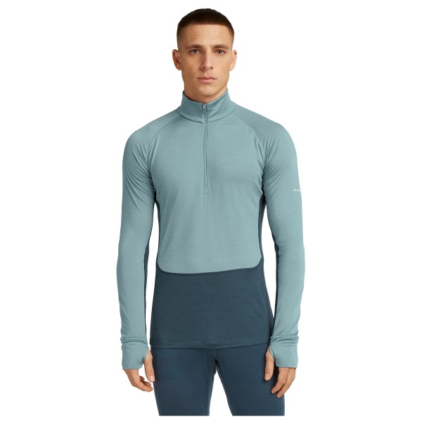 Icebreaker - Merino 125 Zoneknit L/S Half Zip - Merinowollen ondergoed