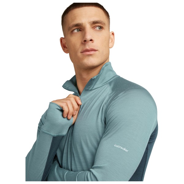 Icebreaker - Merino 125 Zoneknit L/S Half Zip - Merinowollen ondergoed