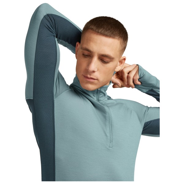 Icebreaker - Merino 125 Zoneknit L/S Half Zip - Merinowollen ondergoed