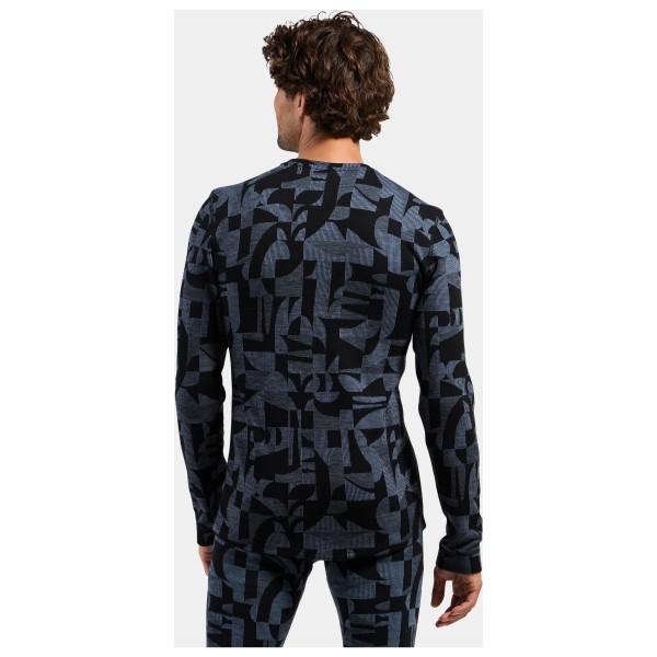 Odlo - Base Layer Top Crew Neck L/S Merino Heritage - Underkläder merinoull