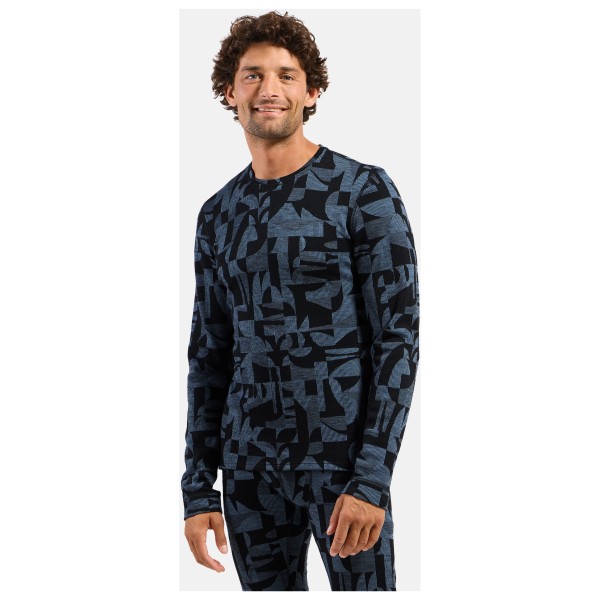 Odlo - Base Layer Top Crew Neck L/S Merino Heritage - Underkläder merinoull