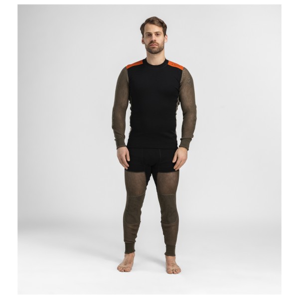 Aclima - WoolNet Hybrid Crewneck - Merinowollen ondergoed
