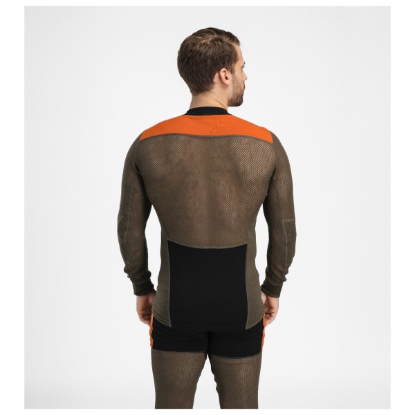 Aclima - WoolNet Hybrid Crewneck - Merinowollen ondergoed