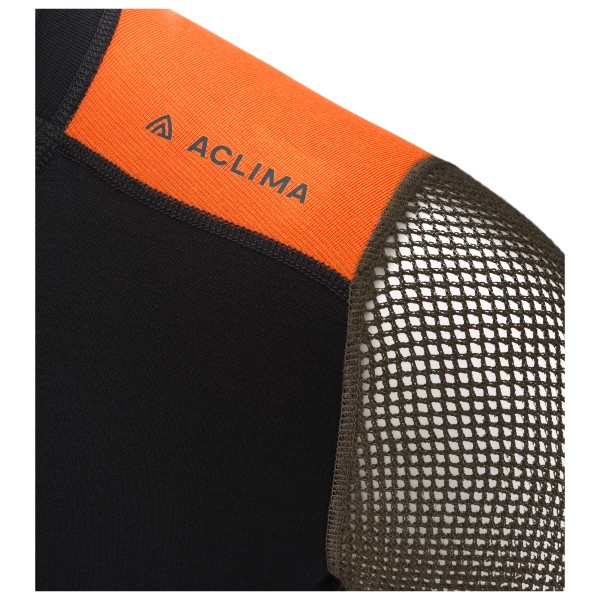 Aclima - WoolNet Hybrid Crewneck - Merinowollen ondergoed