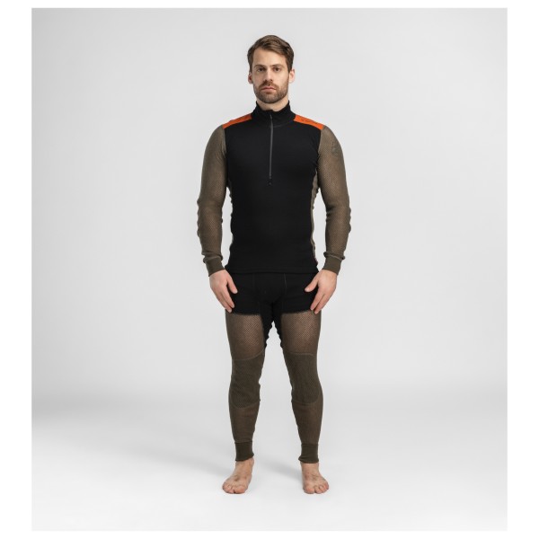Aclima - WoolNet Hybrid Mockneck - Merinowollen ondergoed