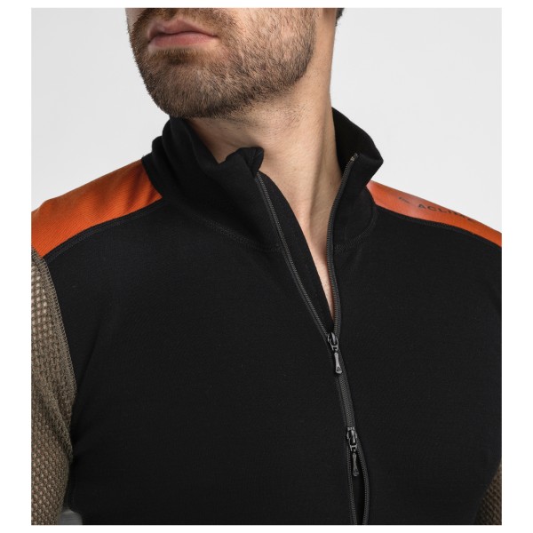 Aclima - WoolNet Hybrid Mockneck - Merinowollen ondergoed
