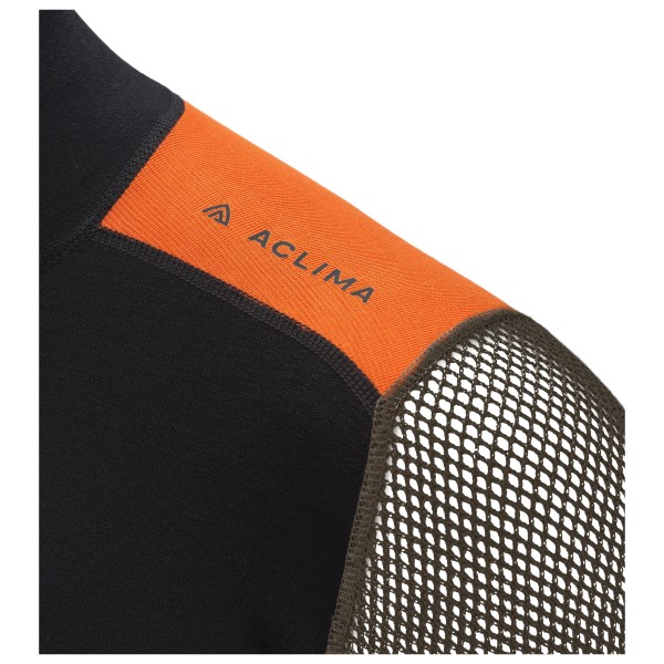 Aclima - WoolNet Hybrid Mockneck - Merinowollen ondergoed