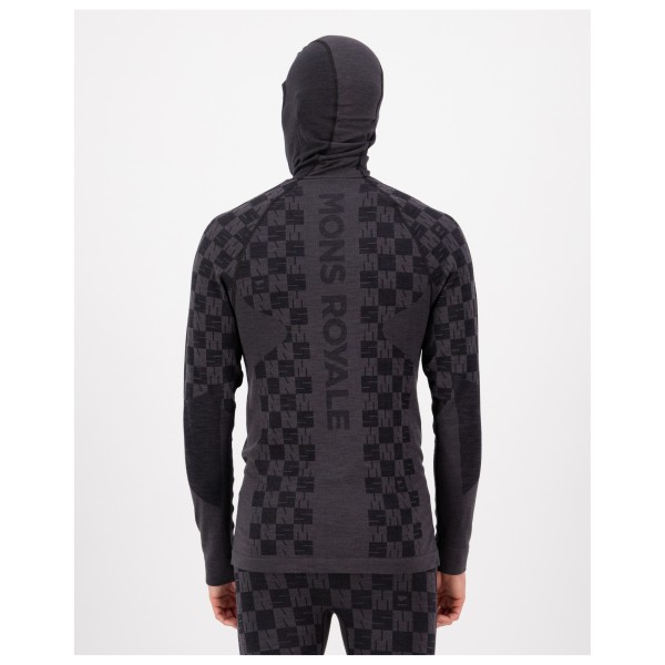 Mons Royale - Ascender Merino Seamless Hooded L/S - Merinowollen ondergoed