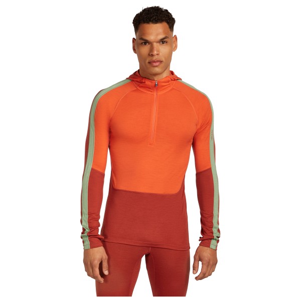 Icebreaker - Merino 200 Oasis+ L/S Half Zip Hoodie - Merinowollen ondergoed