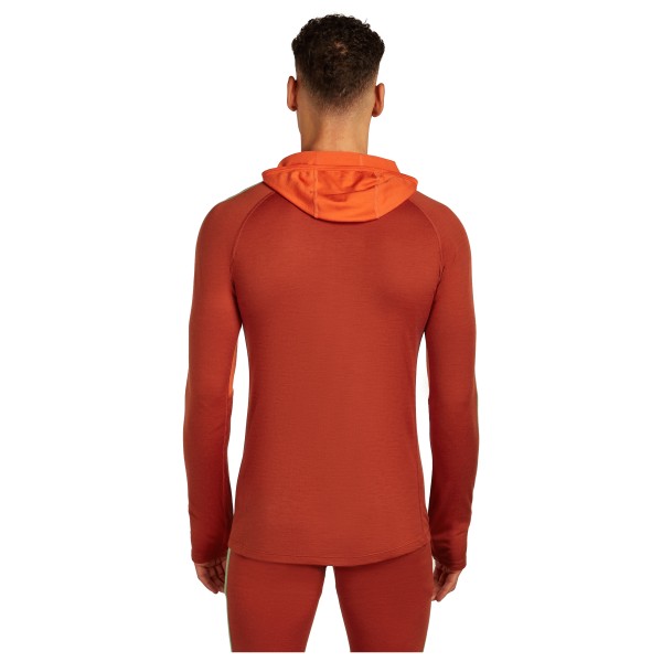 Icebreaker - Merino 200 Oasis+ L/S Half Zip Hoodie - Merinowollen ondergoed