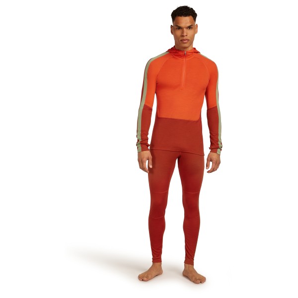 Icebreaker - Merino 200 Oasis+ L/S Half Zip Hoodie - Merinowollen ondergoed