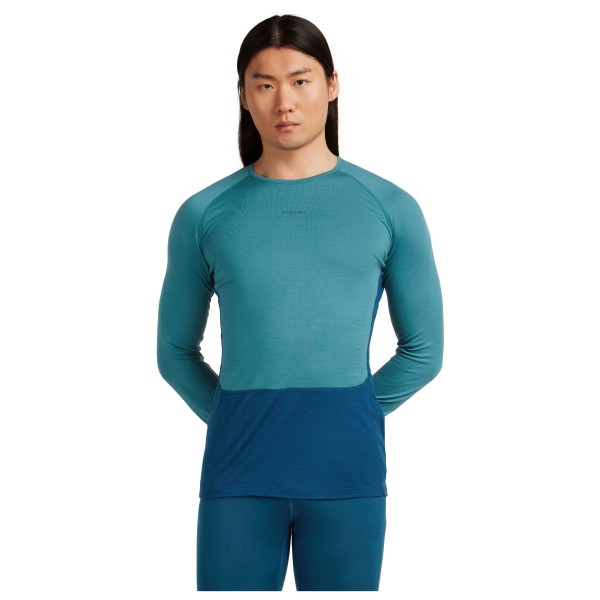 Icebreaker - Merino 200 Zoneknit L/S Crewe - Merinowollen ondergoed