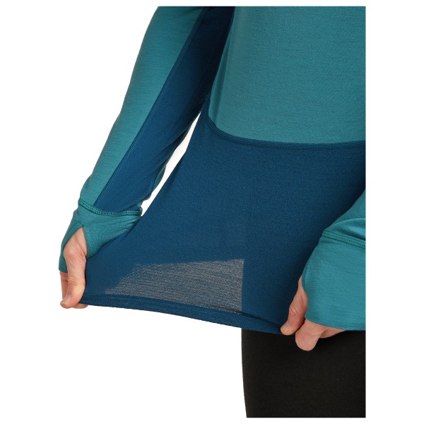 Icebreaker - Merino 200 Zoneknit L/S Half Zip - Merinowollen ondergoed