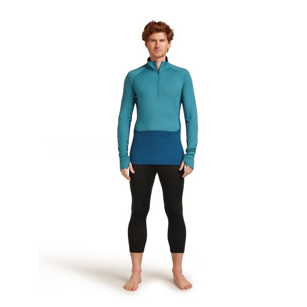 Icebreaker - Merino 200 Zoneknit L/S Half Zip - Merinowollen ondergoed
