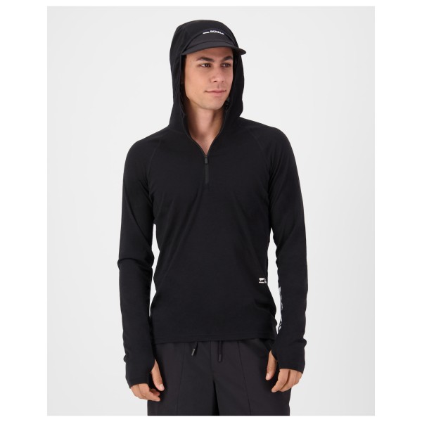 Mons Royale - Temple Merino Long Sleeve Hood - Camiseta de manga larga de merino