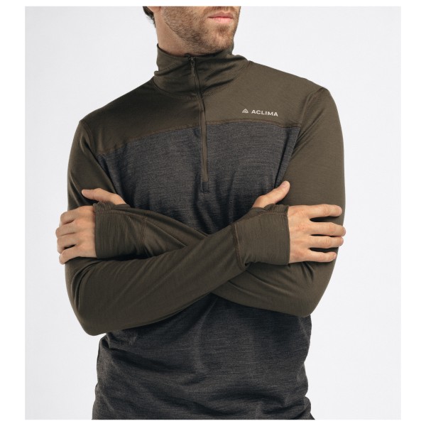 Aclima - Lightwool 180 Zip Polo - Merino undertøj