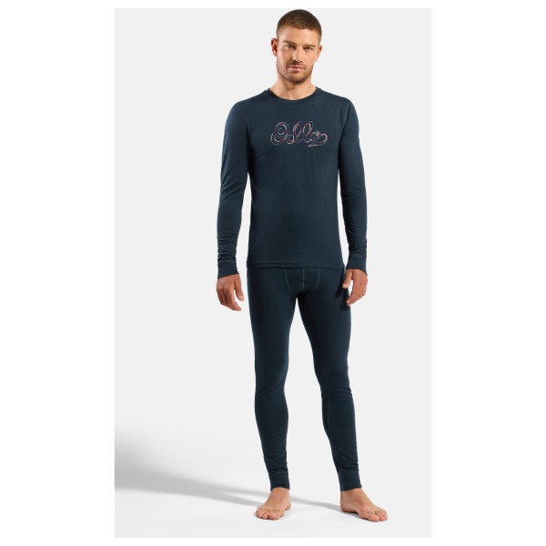 Odlo - Merino 200 80 Years Bl Bottom Long - Merino base layer