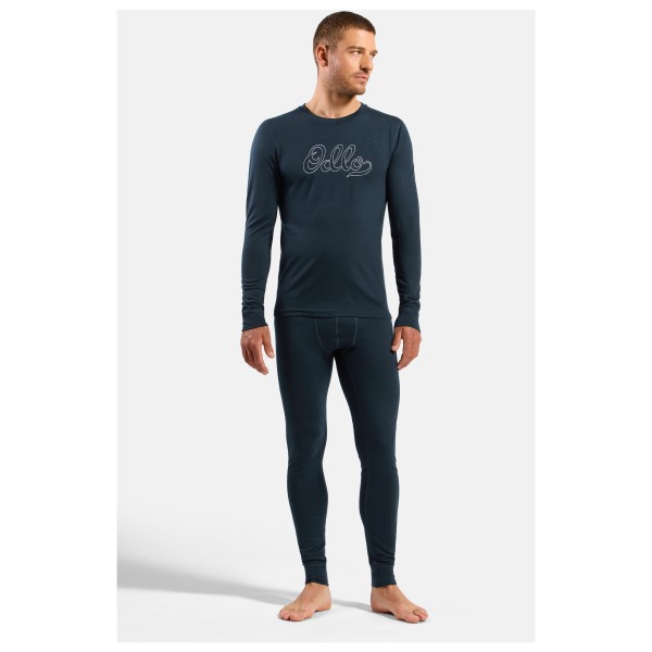 Odlo - Merino 200 80 Years Bl Top Crew Neck L/S - Merino base layer