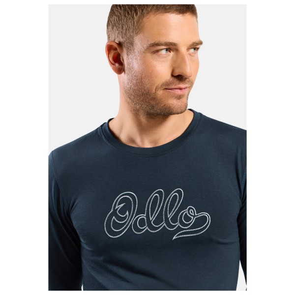 Odlo - Merino 200 80 Years Bl Top Crew Neck L/S - Merino base layer