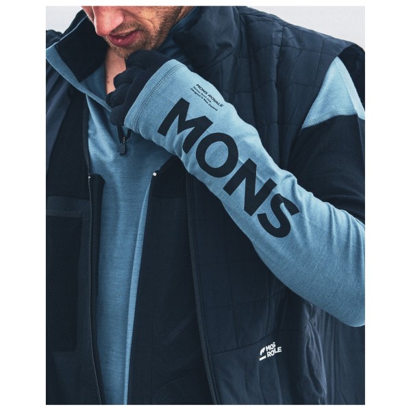 Mons Royale - Olympus Merino Base Layer 1/4 Zip L/S - Merinowollen ondergoed
