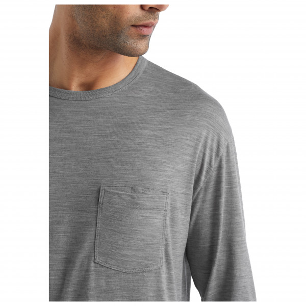 Icebreaker - Granary L/S Pocket Tee - Camiseta de merino