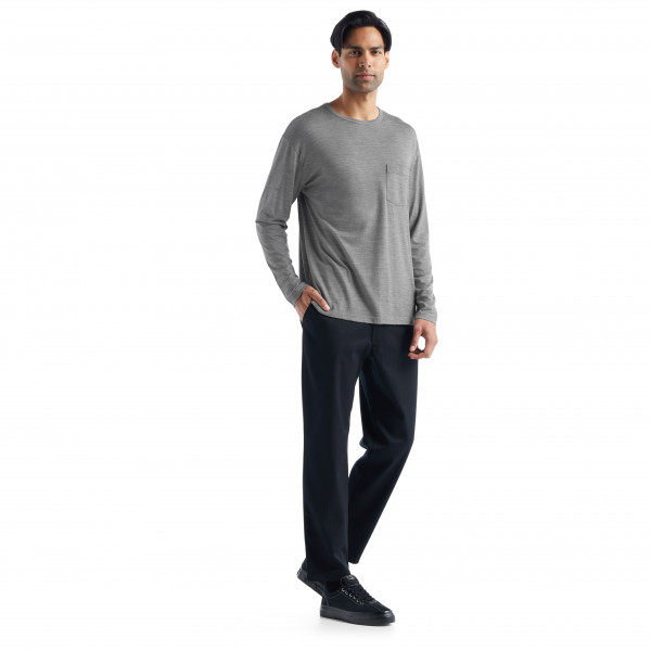 Icebreaker - Granary L/S Pocket Tee - Camiseta de merino