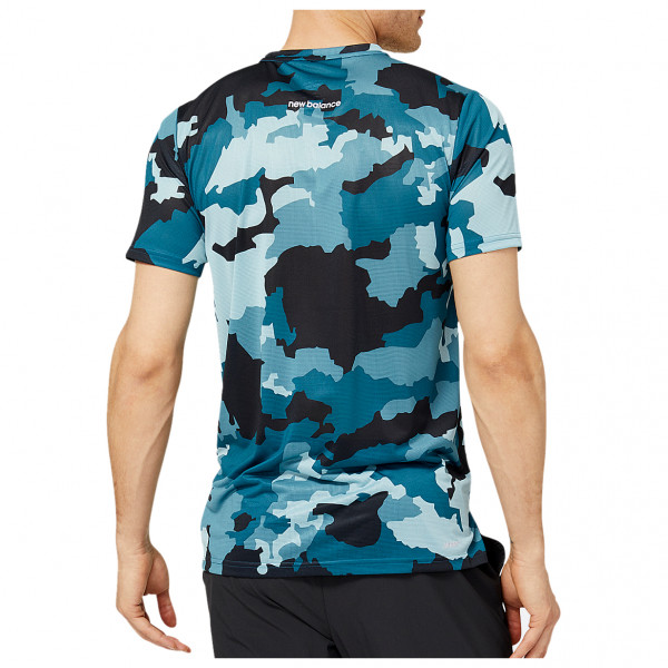 New Balance - Printed Accelerate Short Sleeve - Löpartröja