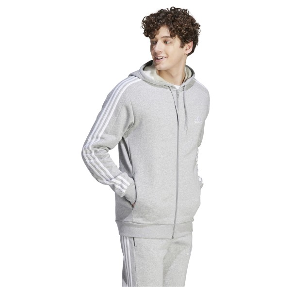 adidas - 3-Stripes FL Full Zip Hoodie - Munkjacka