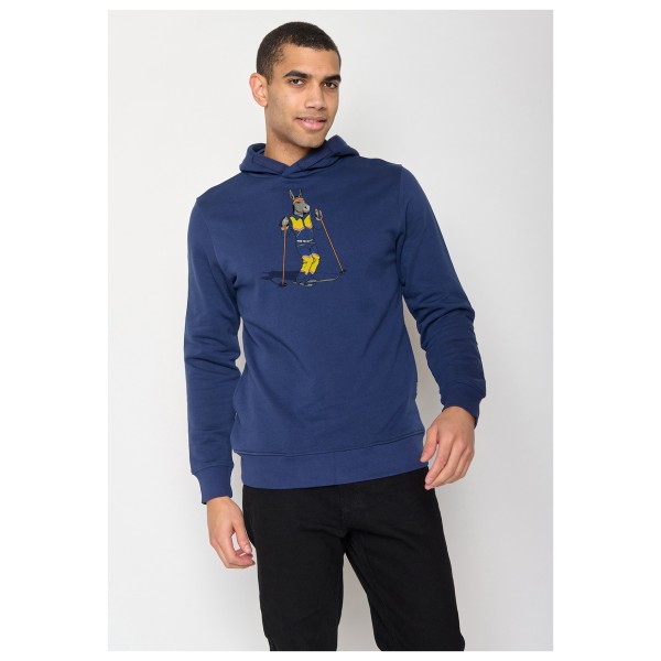 GreenBomb - Animal Donkey Ski Star Hoodie Cotton - Felpa con cappuccio