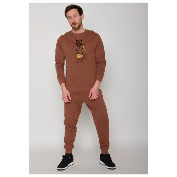 GreenBomb - Animal Raccoon Hike Wild Pullover Cotton - Jerséis